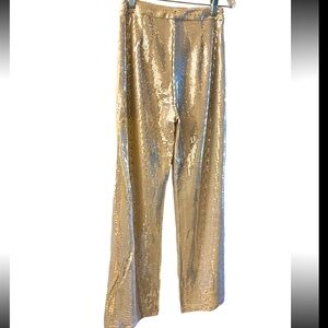 Line & Dot Sequin wide leg pant NWT